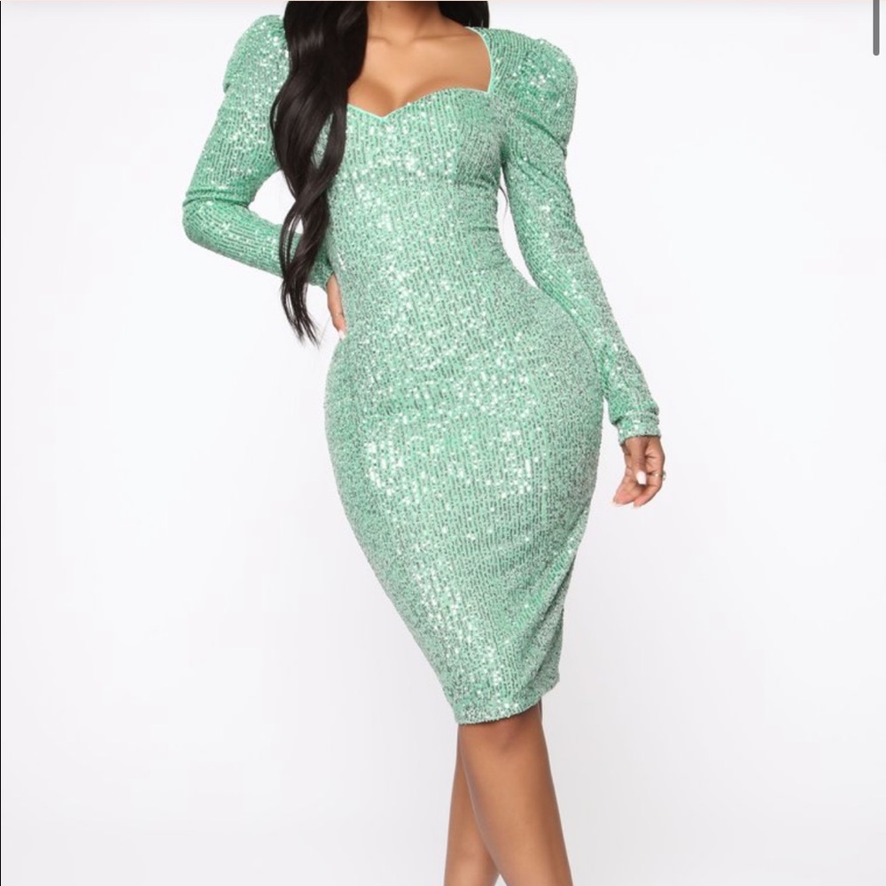 Mint dress